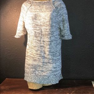 Large black and white blouse